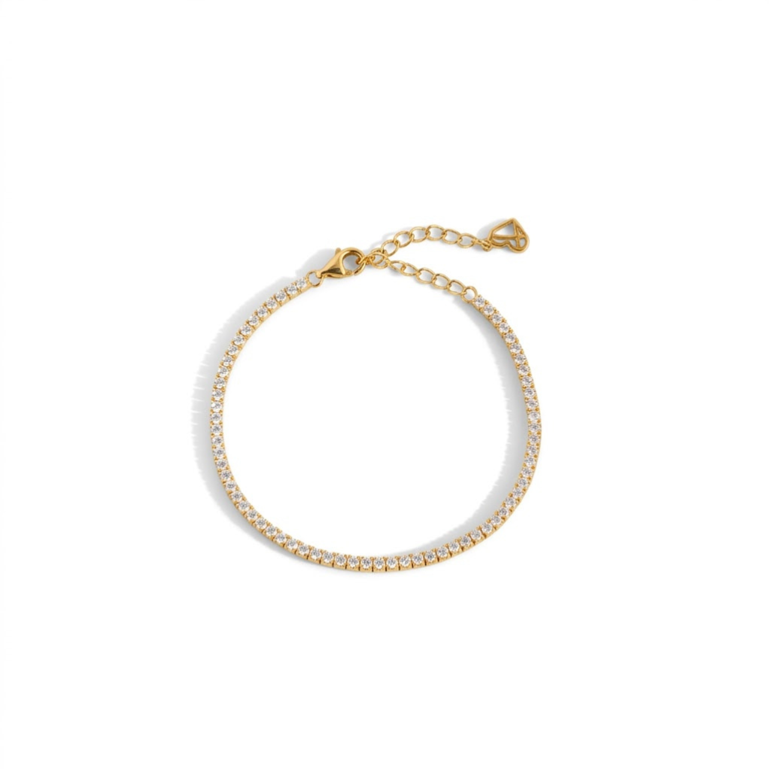Classic Diamond Tennis Bracelet in 18K Gold - Image 2