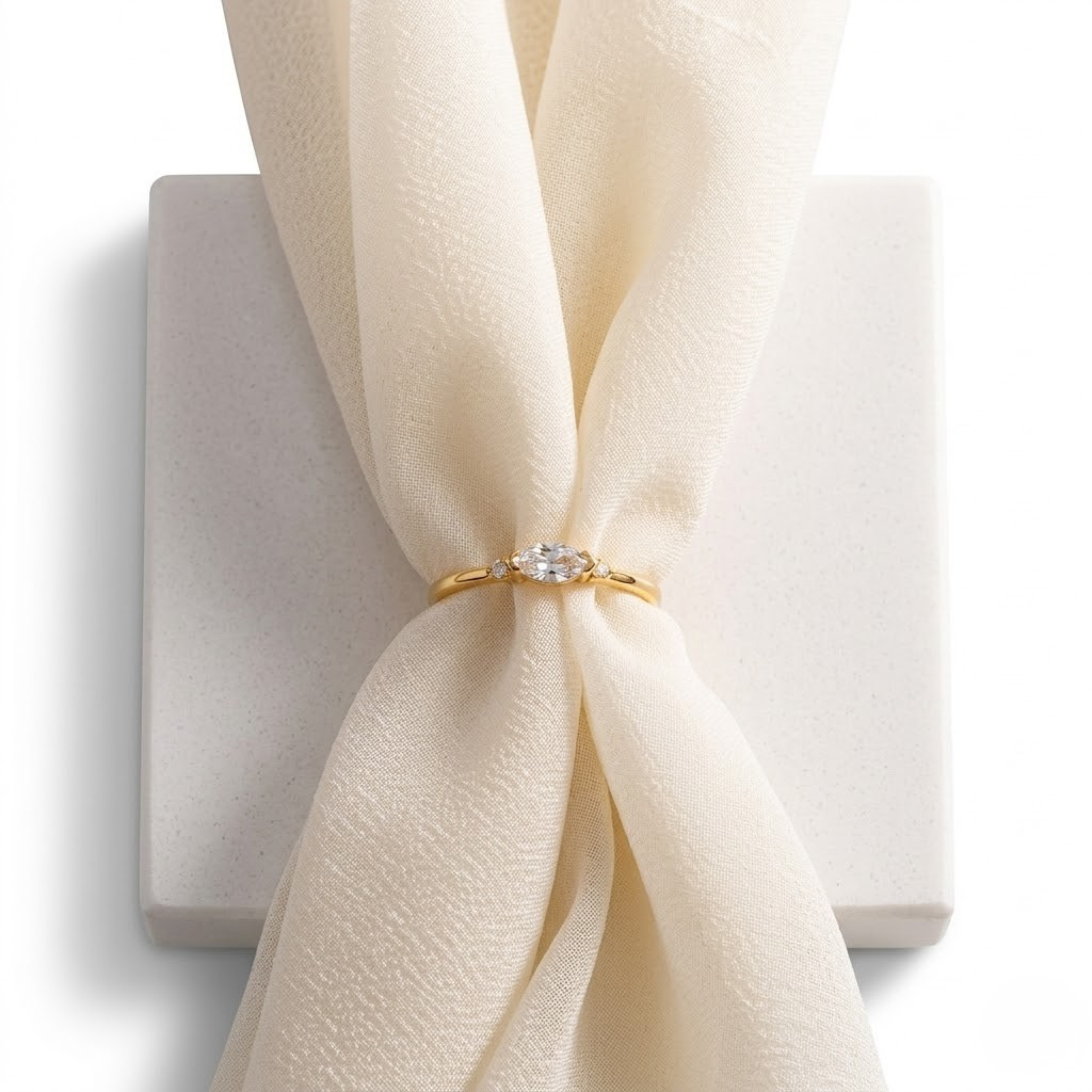 Marquise Cut Diamond Ring for Women – Elegant Engagement Style Jewelry - Image 4