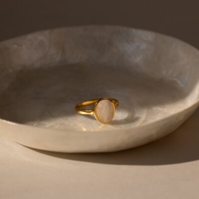 Moonstone Signet Ring