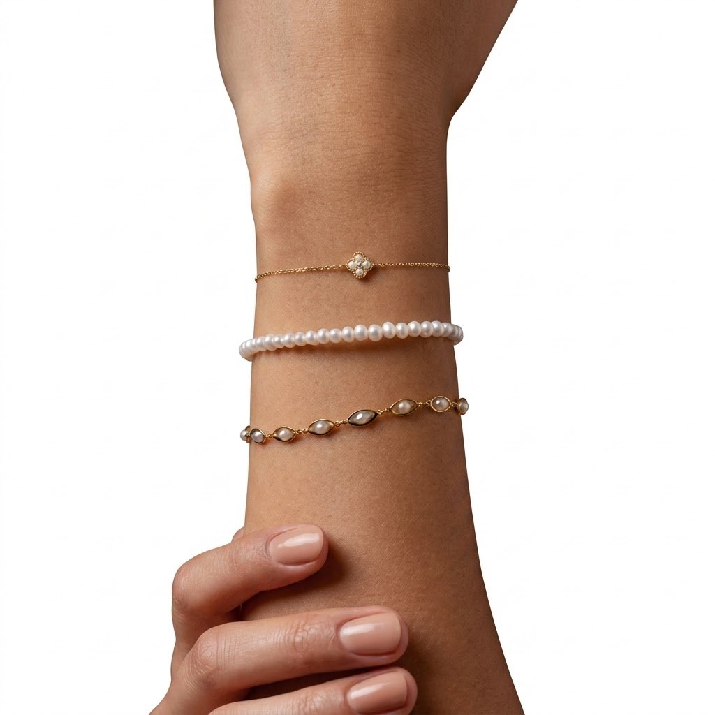 Venus Pearl Bracelet for Women – Elegant Minimalist Jewelry Gift - Image 3