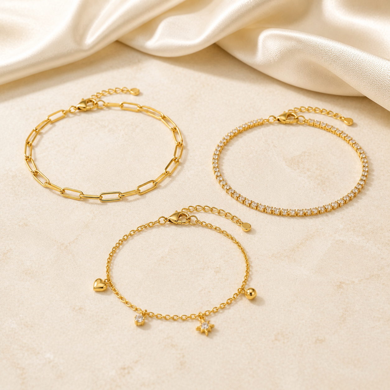 Vetalir gold-plated bracelets collection