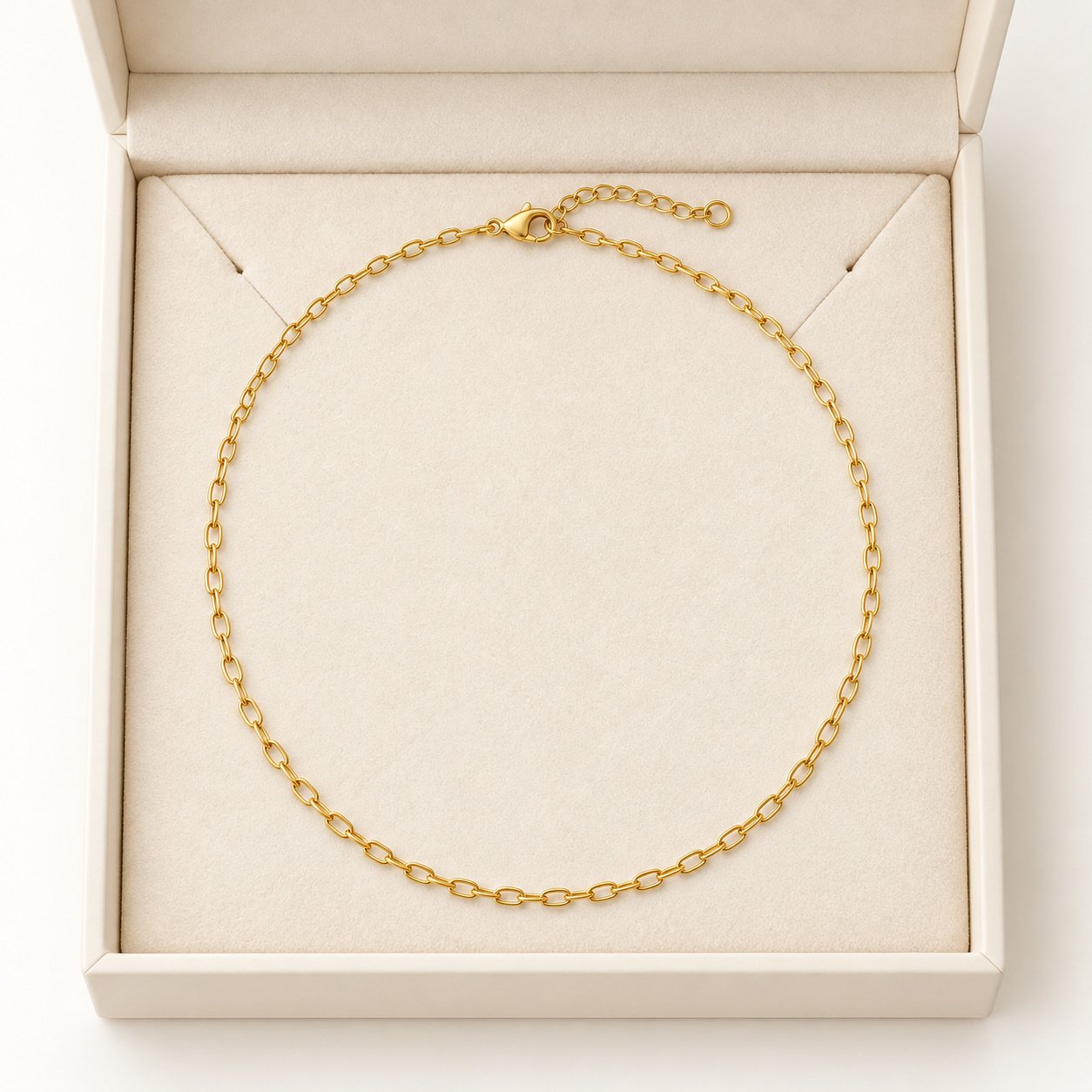 Elise 18K Gold Plated Dainty Chain Necklace - Image 5