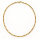 Aurelia 18K Gold Plated Sterling Silver Rope Chain Necklace