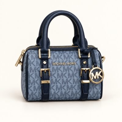 Michael Kors Bedford Blue Navy Mini Crossbody Bag