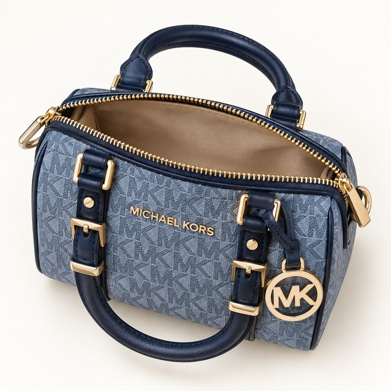 Michael Kors Bedford Blue Navy Mini Crossbody Bag - Image 2