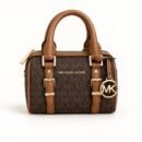 Michael Kors Bedford Brown Signature Mini Crossbody Bag