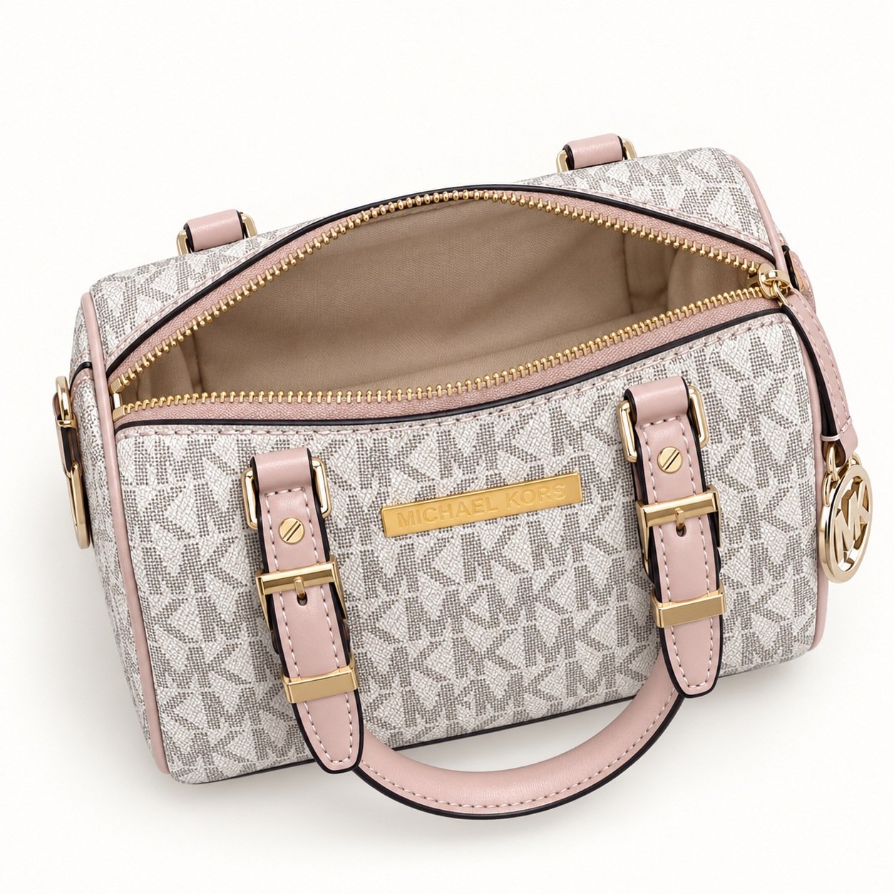 Michael Kors Bedford Vanilla Blush Mini Crossbody Bag - Image 2